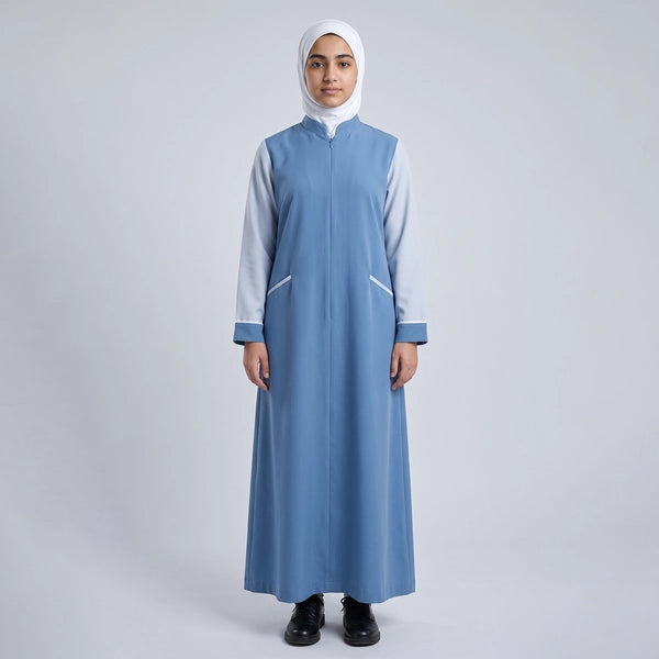 Girls Chinese Collar Maxi Dress
