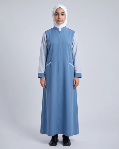 Girls Chinese Collar Maxi Dress