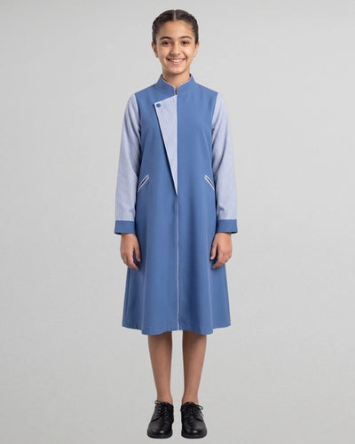 Girls High Neck Traditional Dress