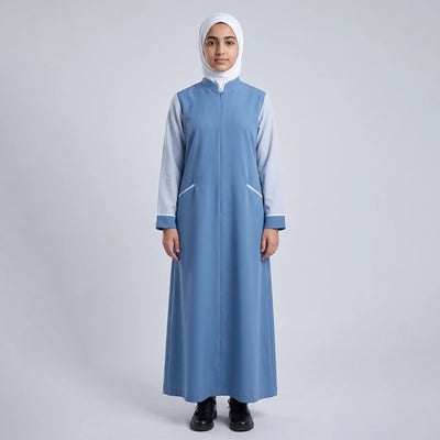 Girls Chinese Collar Maxi Dress